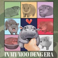 In My Moo Deng Era Funny Hippo Meme Legacy Tie Dye Trucker Hat