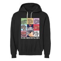 In My Moo Deng Era Funny Hippo Meme Garment-Dyed Fleece Hoodie