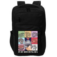 In My Moo Deng Era Funny Hippo Meme Impact Tech Backpack