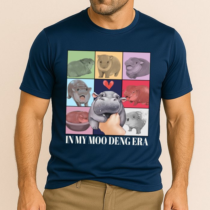 In My Moo Deng Era Funny Hippo Meme Performance Shirt