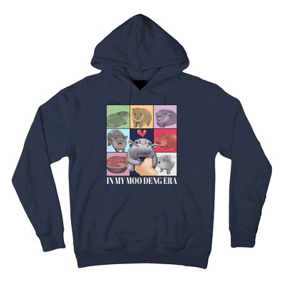 In My Moo Deng Era Funny Hippo Meme Hoodie