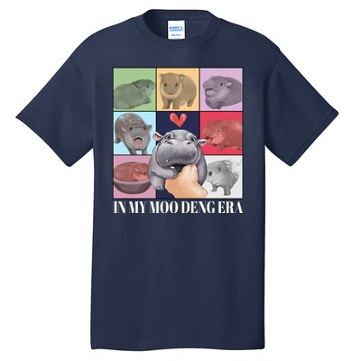 In My Moo Deng Era Funny Hippo Meme Tall T-Shirt