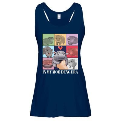 In My Moo Deng Era Funny Hippo Meme Ladies Essential Flowy Tank