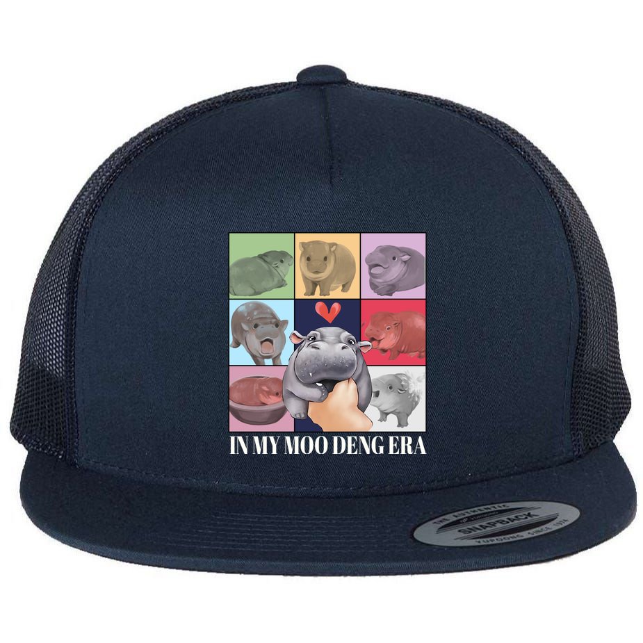 In My Moo Deng Era Funny Hippo Meme Flatbill Hat