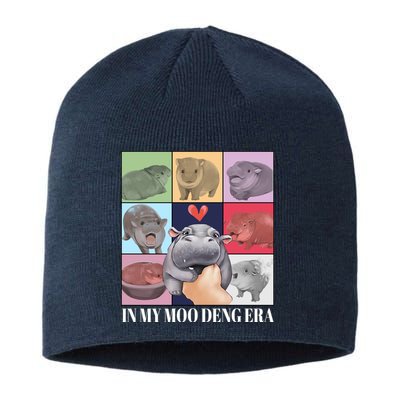 In My Moo Deng Era Funny Hippo Meme Sustainable Beanie