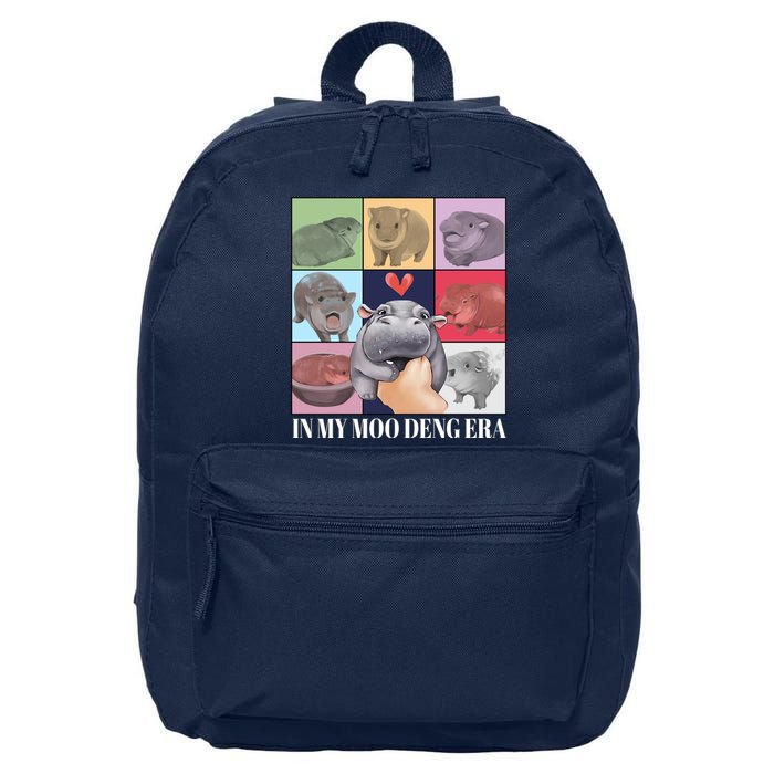 In My Moo Deng Era Funny Hippo Meme 16 in Basic Backpack