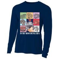 In My Moo Deng Era Funny Hippo Meme Cooling Performance Long Sleeve Crew