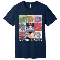 In My Moo Deng Era Funny Hippo Meme Premium T-Shirt