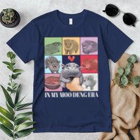 In My Moo Deng Era Funny Hippo Meme Premium T-Shirt
