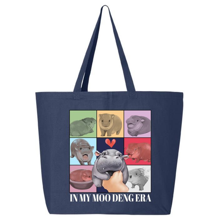 In My Moo Deng Era Funny Hippo Meme 25L Jumbo Tote