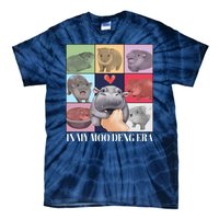 In My Moo Deng Era Funny Hippo Meme Tie-Dye T-Shirt