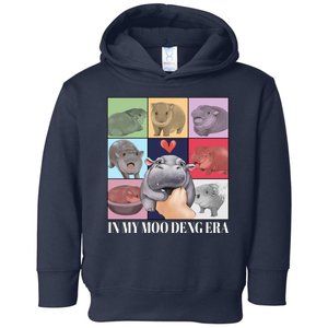 In My Moo Deng Era Funny Hippo Meme Toddler Hoodie