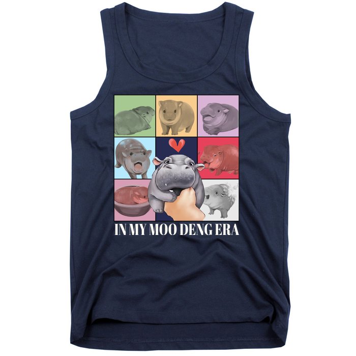 In My Moo Deng Era Funny Hippo Meme Tank Top