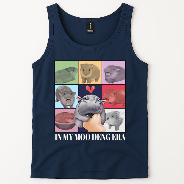 In My Moo Deng Era Funny Hippo Meme Tank Top