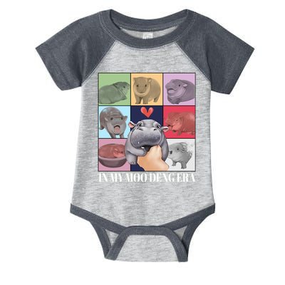 In My Moo Deng Era Funny Hippo Meme Infant Baby Jersey Bodysuit