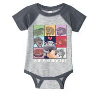 In My Moo Deng Era Funny Hippo Meme Infant Baby Jersey Bodysuit