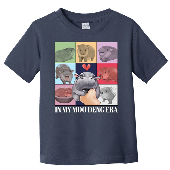 In My Moo Deng Era Funny Hippo Meme Toddler T-Shirt