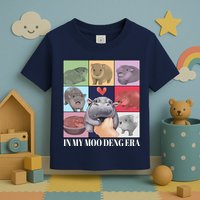 In My Moo Deng Era Funny Hippo Meme Toddler T-Shirt