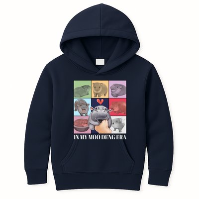 In My Moo Deng Era Funny Hippo Meme Kids Hoodie