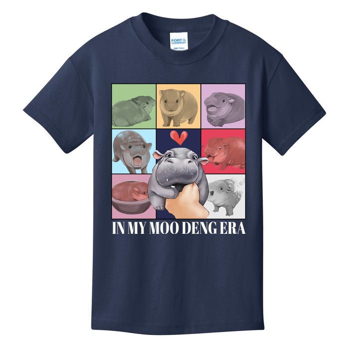 In My Moo Deng Era Funny Hippo Meme Kids T-Shirt