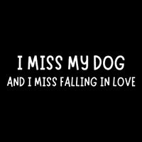 I Miss My Dog And I Miss Falling In Love 16 in Basic Backpack