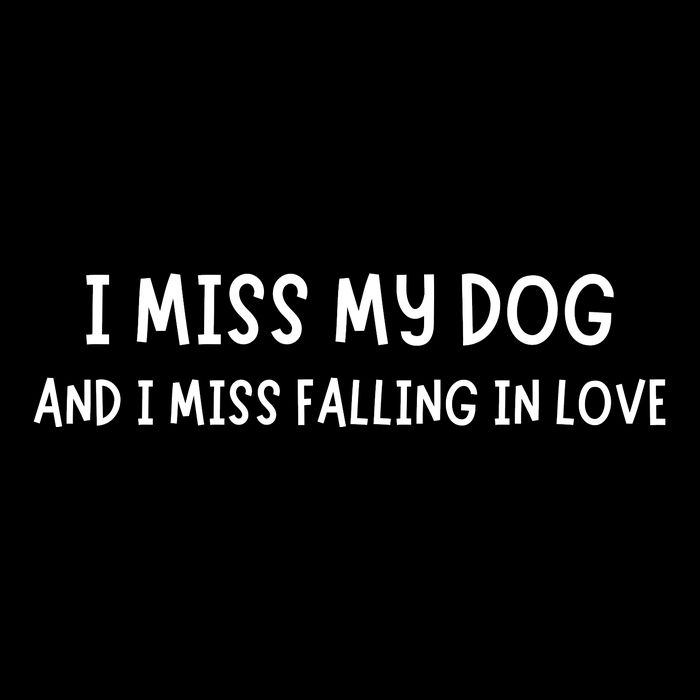 I Miss My Dog And I Miss Falling In Love 16 in Basic Backpack