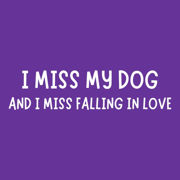 I Miss My Dog And I Miss Falling In Love Cooling Performance Crew T-Shirt