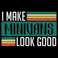 I Make Minivans Look Good Mesh Reversible Basketball Jersey Tank