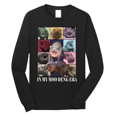 In My Moo Deng Era  Moo Deng Lover Long Sleeve Shirt