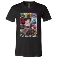 In My Moo Deng Era  Moo Deng Lover V-Neck T-Shirt