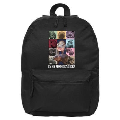In My Moo Deng Era  Moo Deng Lover 16 in Basic Backpack