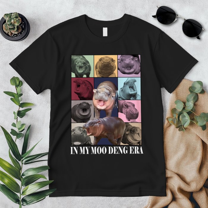 In My Moo Deng Era  Moo Deng Lover Premium T-Shirt