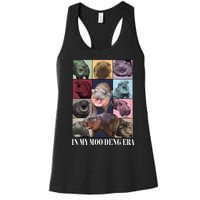 In My Moo Deng Era  Moo Deng Lover Women's Racerback Tank