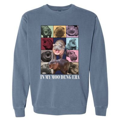 In My Moo Deng Era  Moo Deng Lover Garment-Dyed Sweatshirt