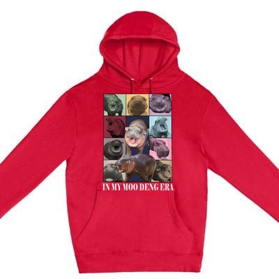 In My Moo Deng Era  Moo Deng Lover Premium Pullover Hoodie