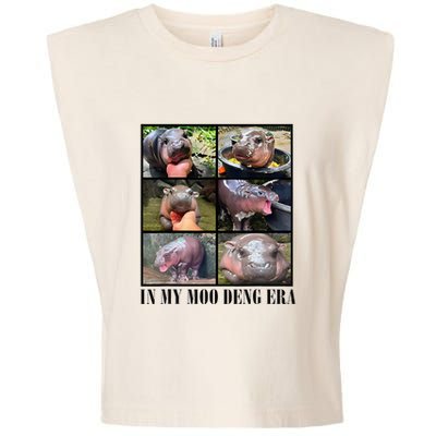 In My Moo Deng Era  Moo Deng Lover Garment-Dyed Women's Muscle Tee