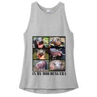 In My Moo Deng Era  Moo Deng Lover Ladies PosiCharge Tri-Blend Wicking Tank