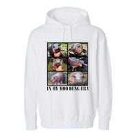 In My Moo Deng Era  Moo Deng Lover Garment-Dyed Fleece Hoodie