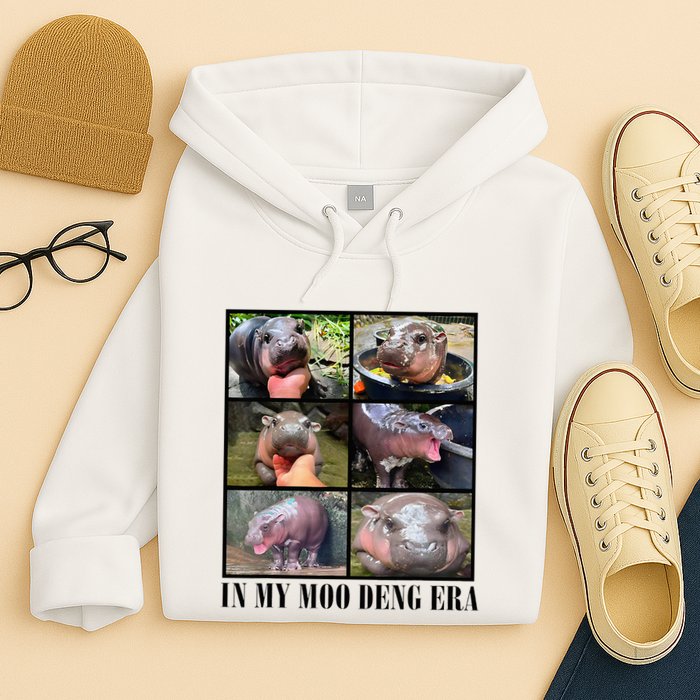 In My Moo Deng Era  Moo Deng Lover Hoodie