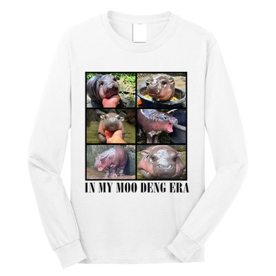 In My Moo Deng Era  Moo Deng Lover Long Sleeve Shirt