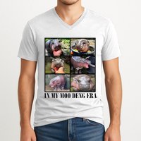 In My Moo Deng Era  Moo Deng Lover V-Neck T-Shirt