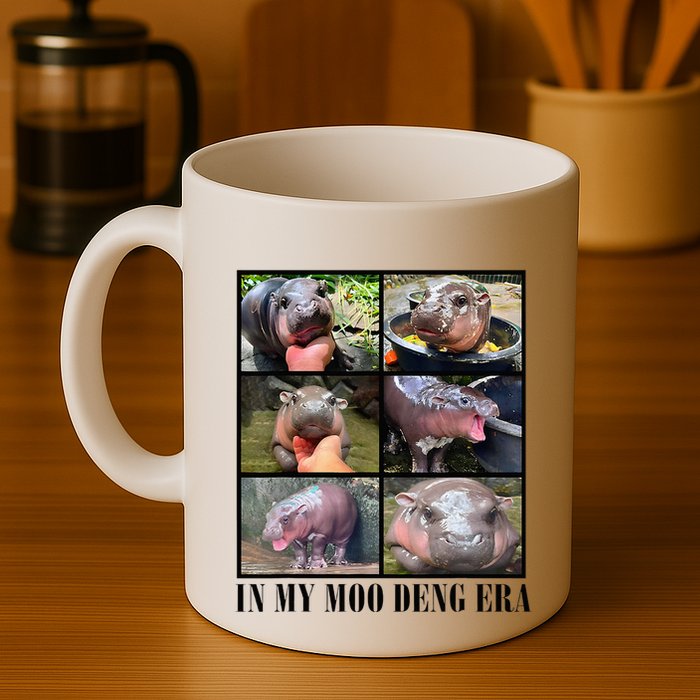 In My Moo Deng Era  Moo Deng Lover Mug