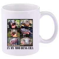 In My Moo Deng Era  Moo Deng Lover 11oz C Handle Ceramic Mug