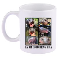 In My Moo Deng Era  Moo Deng Lover 11oz C Handle Ceramic Mug
