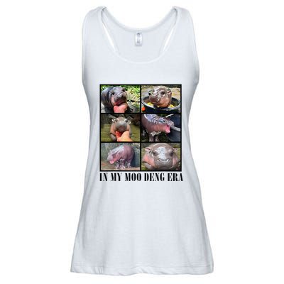 In My Moo Deng Era  Moo Deng Lover Ladies Essential Flowy Tank
