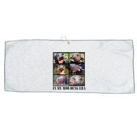 In My Moo Deng Era  Moo Deng Lover Large Microfiber Waffle Golf Towel