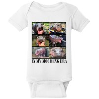 In My Moo Deng Era  Moo Deng Lover Baby Bodysuit