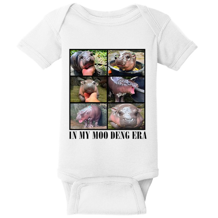 In My Moo Deng Era  Moo Deng Lover Baby Bodysuit