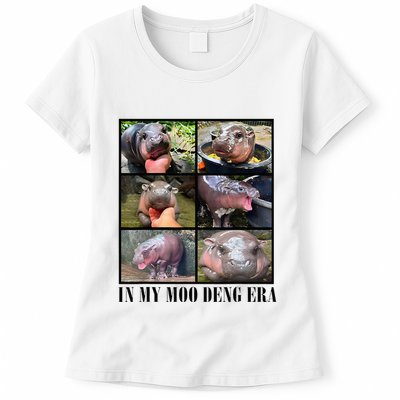 In My Moo Deng Era  Moo Deng Lover Womens T-Shirt