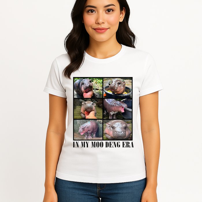 In My Moo Deng Era  Moo Deng Lover Womens T-Shirt